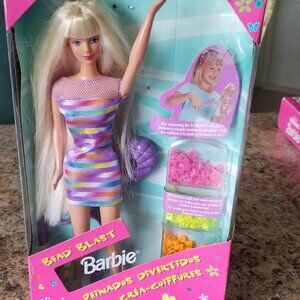1997 Bead Blast Barbie in box